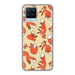 Чохли з картинкою Лисичка для Realme 8 (VPrint) (Лисички)