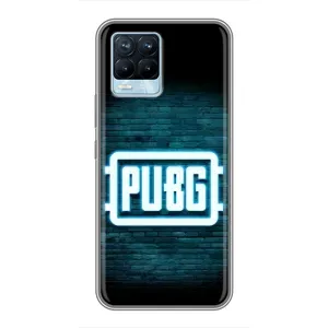 Чеjхол PUBG для Рілмі 8 (AlphaPrint) (Лого PUBG)