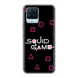 Чохол Гра в кальмара для Realme 8 (Патерн Гра кальмара)