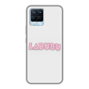 Чохол з Лабубу на Realme 8 (Лого Лабубу)