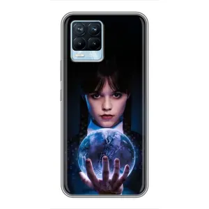 Чохол з дизайном Венздей 2 на Realme 8 (Магічна сфера Венздей)