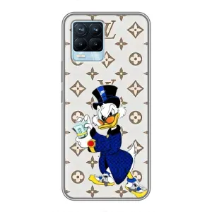 Чехли для Realme 8 - Скрудж МакДак Louis Vuitton (PREMIUMPrint) (Макдак на стилі)