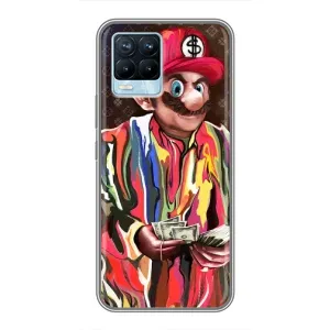 Бренднові Чохли для Realme 8 - (PREMIUMPrint) (Mario LV)
