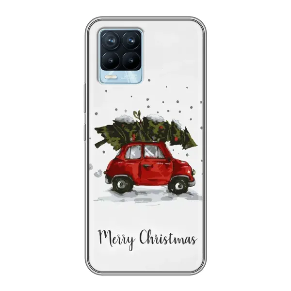 Чохол з принтом «Авто з ялинкою» для Realme 8 Чохол з принтом «Авто з ялинкою» для Realme 8