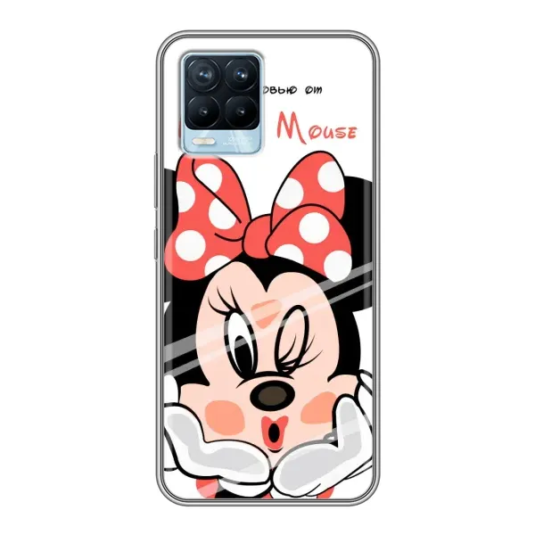 Чохол з принтом «Маус Мінні» для Realme 8