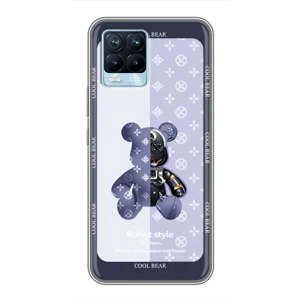 Чохол з принтом «Медведик LV» для Realme 8