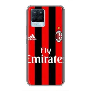 Чохли для Realme 8 (VPrint) - Футбольні клуби (Milan)