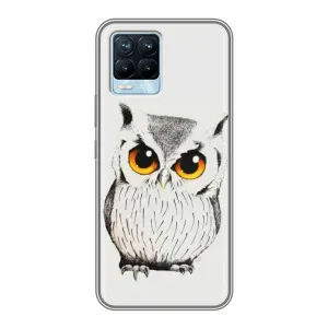 Чохол з пташками на Realme 8 (VPrint) (Мила Сова)