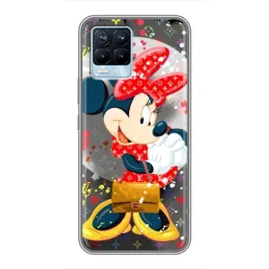 Чохол Disney Mouse Realme 8 (PREMIUMPrint) (Minni з бантіком)