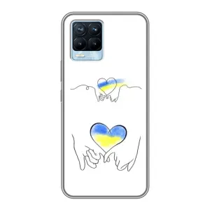 Чохол для Патріота України Realme 8 - (AlphaPrint) (Мир Україні)