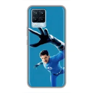 Чохол з принтом Фантастична четвірка для Realme 8 (Містер Фантастік супергерой)