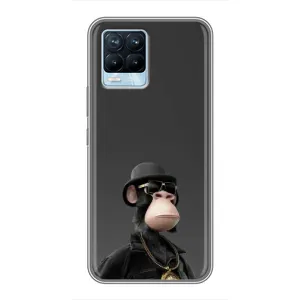 Чехлы с Обезьянами NFT для Realme 8 (AlphaPrint) (Обезьяна NFT)