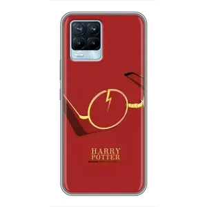 Чехлы с Гарри Поттером для Realme 8 (AlphaPrint) (очки Гарри)
