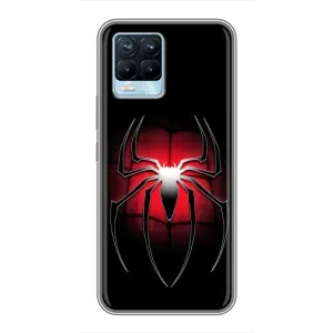 Чохол з людиною павуком для Realme 8 - (AlphaPrint) (Паук марвел)