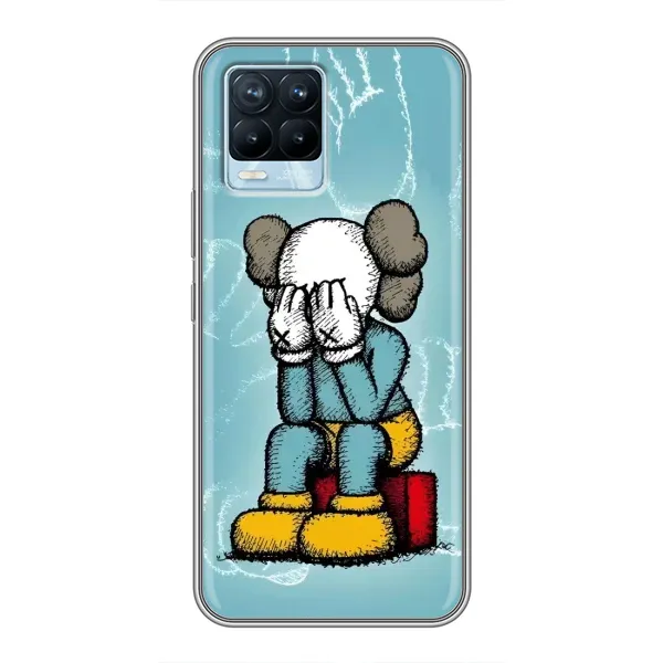 Чохол з принтом «Плач Bearbrick» для Realme 8