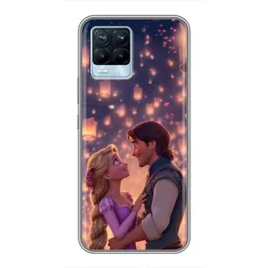 Чохол Рапунцель для Realme 8 (Принцеса та принц)
