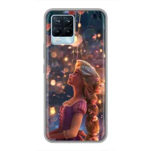 Чохол Рапунцель для Realme 8 (Рапунцель ліхтарики)