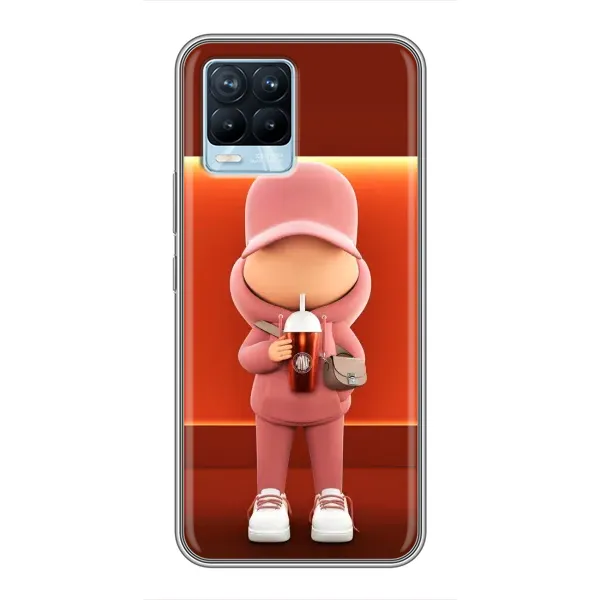 Чохол з принтом «З Кавою» для Realme 8