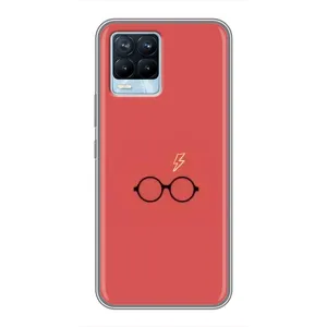 Чехлы с Гарри Поттером для Realme 8 (AlphaPrint) (шрам и очки)
