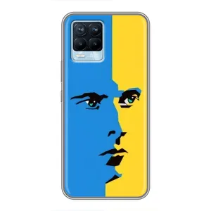Украинские Чехлы для Realme 8 с картинкой УПА (AlphaPrint) (Степан Бандера)