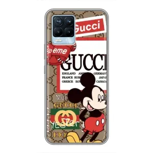 Чохол Disney Mouse Realme 8 (PREMIUMPrint) (Стильний Міккі)