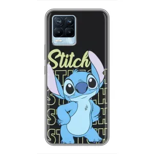 Чохол з принтом Стіч на Realme 8 (Stitch 626)