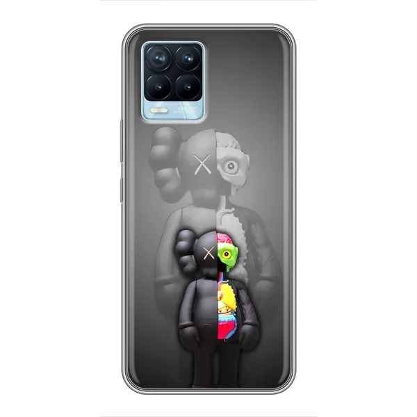 Чохол з принтом «Тіло Bearbrick» для Realme 8