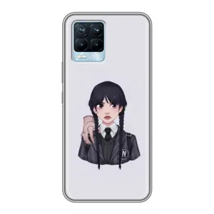 Чохли Венсдей на Realme 8 Уенсдей (AlphaPrint) (Венздей і Річ)