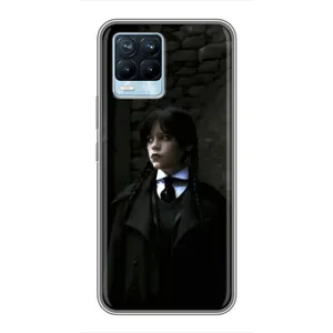 Чохол з дизайном Венздей 2 на Realme 8 (Темний стиль Венздей)