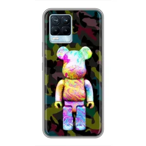 Чохли для Realme 8 - Bearbrick Louis Vuitton (PREMIUMPrint) (Яскравий Bearbrick)