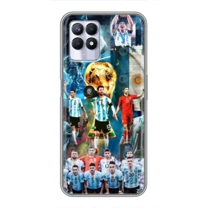 Чехлы Месси для Realme 8i (AlphaPrint) (Аргентина Месси)