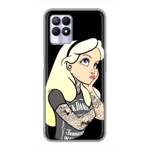 Чохол з принтом «Дівчина в тату» для Realme 8i