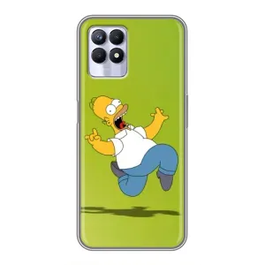 Чjхол з Сімпсонами для Realme 8i (VPrint) (Гомер Сімпсон)