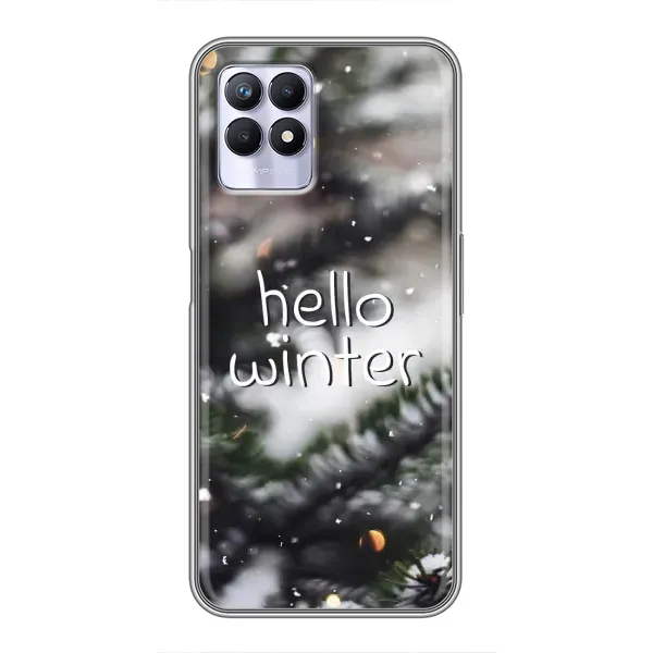 Чехол с принтом «Hello winter» для Realme 8i Чехол с принтом «Hello winter» для Realme 8i