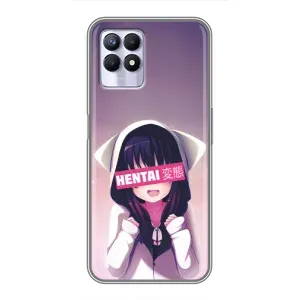 Чехлы Персонажи Аниме Наруто для Realme 8i (AlphaPrint) (Hentai chan)