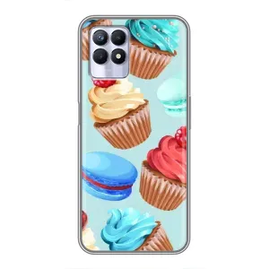 Чехлы с Фруктами для Realme 8i (VPrint) (Кексики)