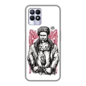 Чохли для Realme 8i с принтом Тараса Шевченко (AlphaPrint) (Козак Шевченко)