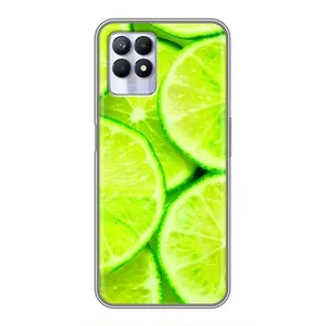 Чехлы с Фруктами для Realme 8i (VPrint) (Лайм)
