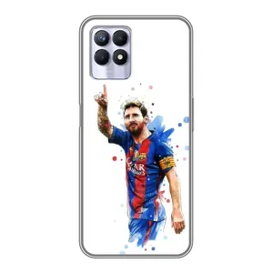 Чехлы Месси для Realme 8i (AlphaPrint) (Лео Месси)
