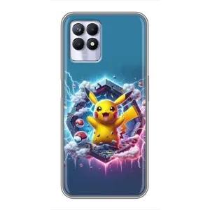 Чохол з принтом «Лого Пікачу» для Realme 8i