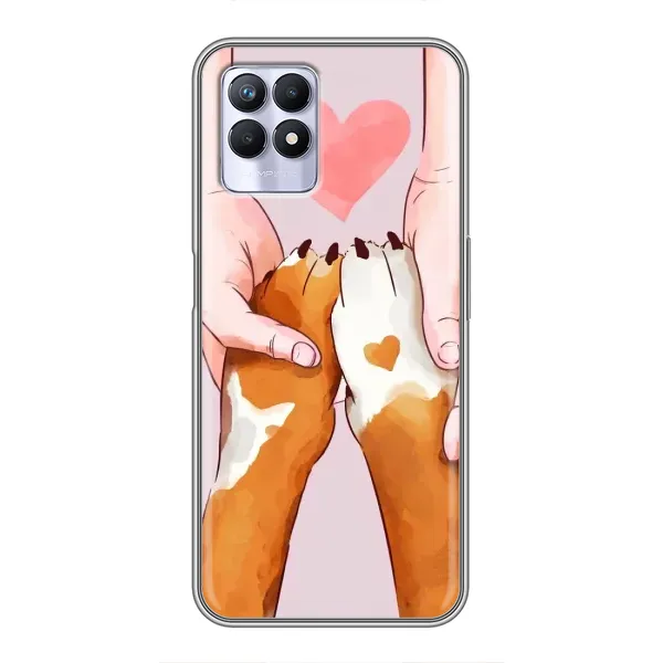 Чехол с принтом «Любовь к собакам» для Realme 8i Чехол с принтом «Любовь к собакам» для Realme 8i