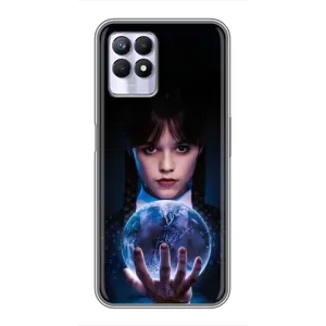 Чохол з дизайном Венздей 2 на Realme 8i (Магічна сфера Венздей)