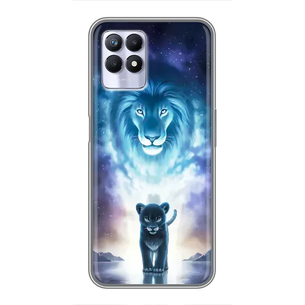 Чехол с принтом «Маленький лев» для Realme 8i