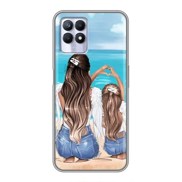 Чехол с принтом «Мама с доченькой» для Realme 8i