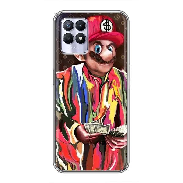 Чехол с принтом «Mario LV» для Realme 8i