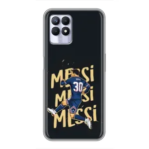 Чехлы для Realme 8i (Leo чемпион) (AlphaPrint) (Messi ПСЖ)