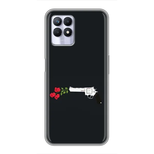 Чохол з принтом «Неочікувані квіти» для Realme 8i