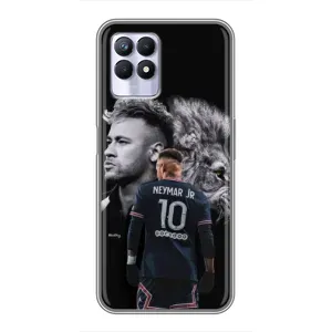 Чехол Неймар для Realme 8i (AlphaPrint) (Неймар Лев)
