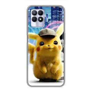 Чохол з принтом «Пікачу в місті» для Realme 8i
