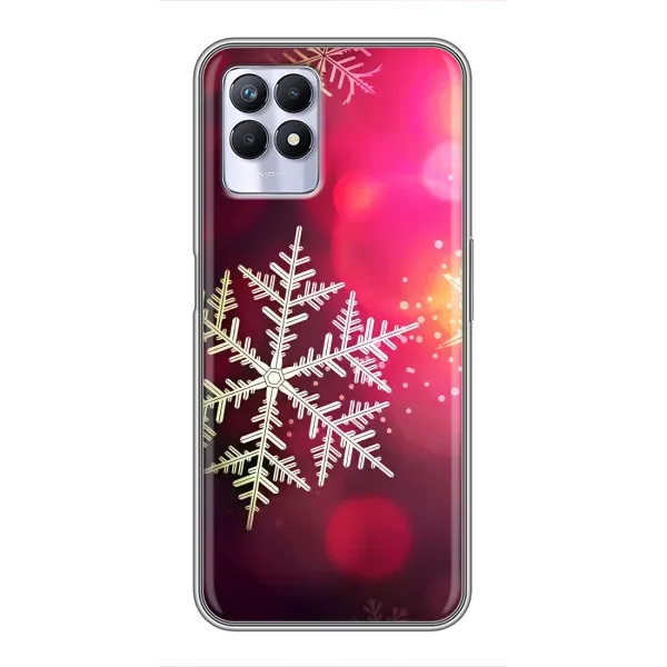 Чехол с принтом «Снежинка» для Realme 8i
